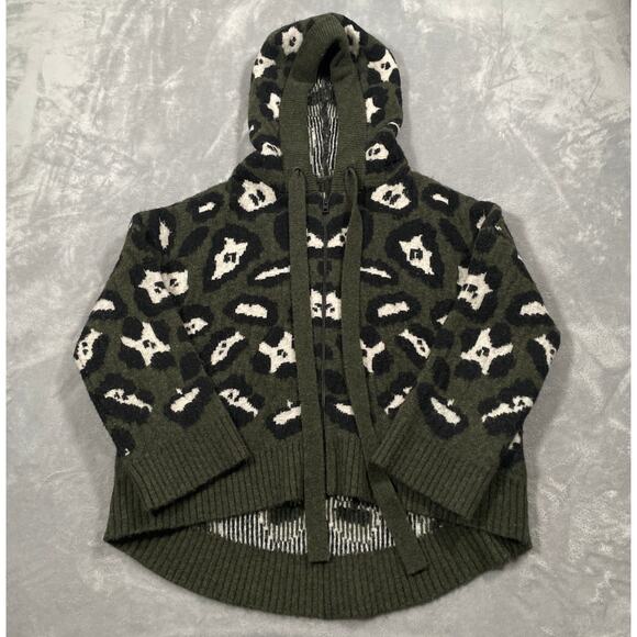Zadig Voltaire Lennox Sweater XS S Hoodie Fuzzy Merino Wool Alpaca Oversized - Picture 1 of 15